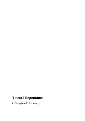 Toward Repentance index 1
