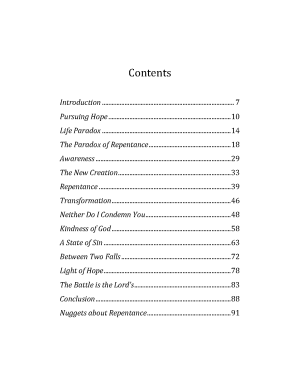 Toward Repentance index 2