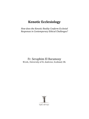 Kenotic Ecclesiology index 1